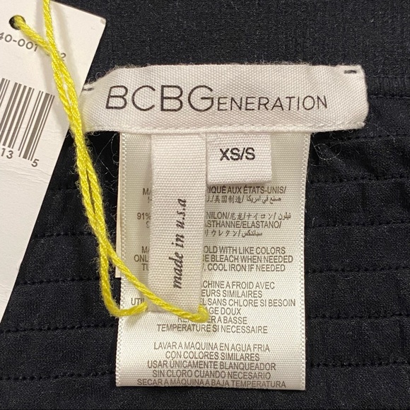 BCBG Tube Black Mini Skirt Bodycon - Picture 5 of 7